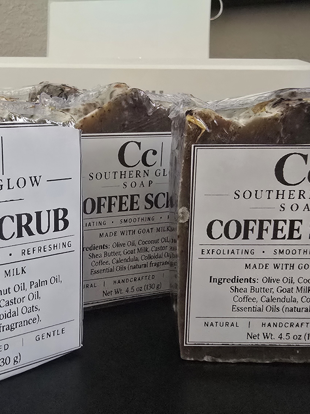 Coffee Scrub Bar - Brown Exfoliating Soap